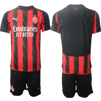 Moški Nogometni Dresi kompleti AC Milan Domači 2025-26 z lastnim tiskom