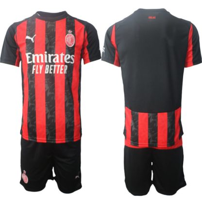 Moški Nogometni Dresi kompleti AC Milan Domači 2025-26 z lastnim tiskom