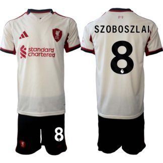Moški Nogometni dresi kompleti Liverpool Dominik Szoboszlai 8 Gostujoči 2025-26