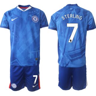 Moški Nogometni dresi kompleti Raheem Sterling #7 Chelsea Domači 2025-26