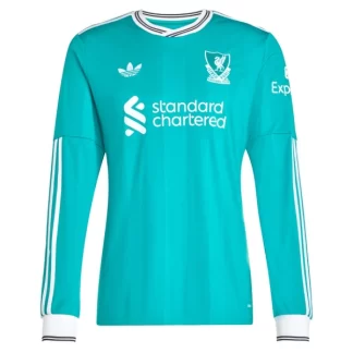 Moški Nogometni dresi Liverpool Tretji 2025-26 Dolgi Rokav