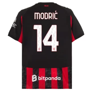 Moški Nogometni Dresi Luka Modrić #14 AC Milan Domači 2025-26