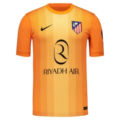 Moški Nogometni dresi oranžna Atletico Madrid Vratar 2025-26