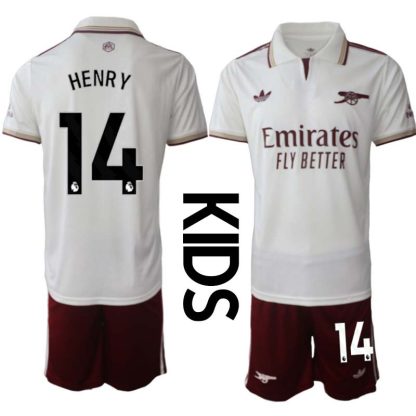 Nogometni dres za otroke kompleti Arsenal Thierry Henry 14 Tretji 2025-26