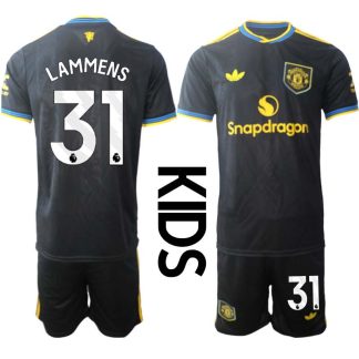 Nogometni dres za otroke Manchester United Senne Lammens 31 Tretji 2025-26