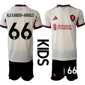 Otroški dresi kompleti Liverpool Alexander-Arnold #66 Gostujoči 2025-26