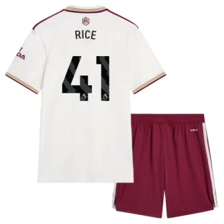 Otroški dresi za nogomet kompleti Declan Rice #41 Arsenal Tretji 2025-26