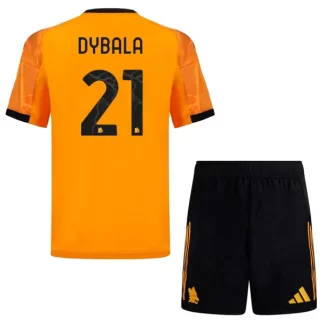 Otroški Nogometni dresi Komplet AS Roma Paulo Dybala 21 Gostujoči 2025-26