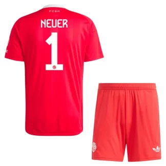 Otroški Nogometni dresi kompleti FC Bayern Munich Vratar Tretji 2025-26 Manuel Neuer 1