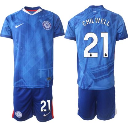 Poceni dresi za nogomet kompleti Chelsea Domači 2025-26 Ben Chilwell 21