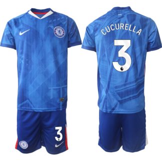 Poceni Nogometni dresi kompleti Marc Cucurella #3 Chelsea Domači 2025-26