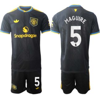 Poceni nogometni dresi Manchester United Harry Maguire 5 Tretji 2025-26