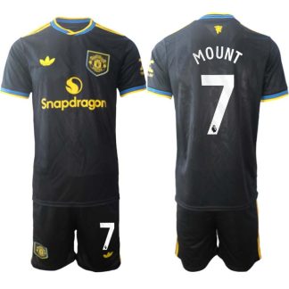Poceni nogometni dresi Manchester United Mason Mount 7 Tretji 2025-26