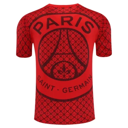 Poceni Nogometni dresi Paris Saint-Germain PSG 2025-26 rdeča z lastnim tiskom-1