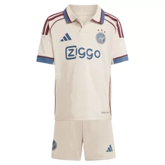Poceni Otroški Nogometni dresi Ajax Amsterdam Tretji 2025-26