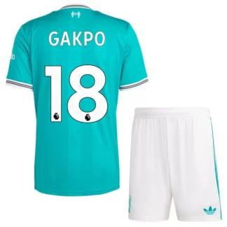 Poceni Otroški nogometni dresi Liverpool Cody Gakpo 18 Tretji 2025-26