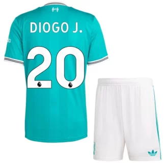 Poceni Otroški nogometni dresi Liverpool Tretji 2025-26 Diogo Jota 20