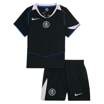 Poceni Otroški Nogometni dresi za otroke Chelsea Tretji 2025-26