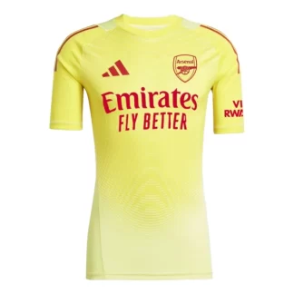 Poceni Ženski dresi Arsenal Vratar Domači 2025-26 rumena