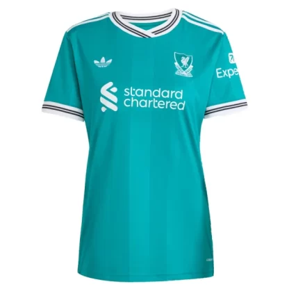 Ženski Nogometni dresi Liverpool Tretji 2025-26 z lastnim tiskom