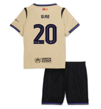Kupiti Otroški nogometni dresi Dani Olmo #20 FC Barcelona Gostujoči 2025-26