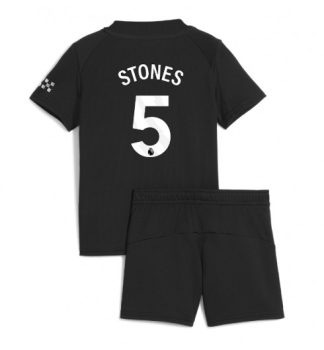 Kupiti Otroški Nogometnih dresov John Stones #5 Manchester City Gostujoči 2025-26