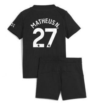Kupiti Otroški Nogometnih dresov Matheus Nunes #27 Manchester City Gostujoči 2025-26