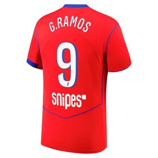 Moški dresi Paris Saint-Germain Goncalo Ramos 9 PSG Tretji 2025-26