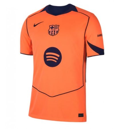 Moški Nogometni dresi Barcelona Tretji 2025-26 oranžna