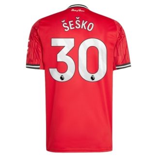 Moški Nogometni Dresi Manchester United Benjamin Sesko 30 Domači 2025-26