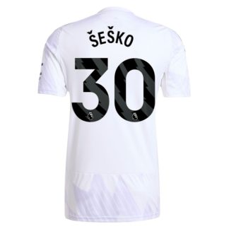 Moški Nogometni dresi Manchester United Benjamin Sesko 30 Gostujoči 2025-26