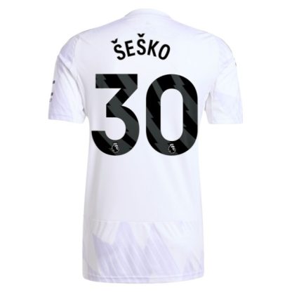 Moški Nogometni dresi Manchester United Benjamin Sesko 30 Gostujoči 2025-26
