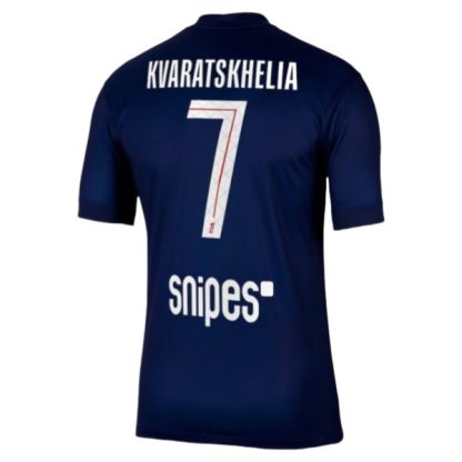 Moški Nogometni dresi Paris Saint-Germain Khvicha Kvaratskhelia 7 PSG Domači 2025-26
