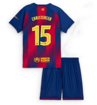 Nogometni dresi kompleti za otroke Andreas Christensen #15 FC Barcelona Domači 2025-26