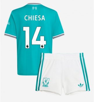 Nogometni dresi za otroke Liverpool Federico Chiesa 14 Tretji 2025-26