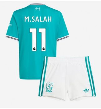 Nogometni dresi za otroke Liverpool Mohamed Salah 11 Tretji 2025-26