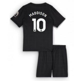 Otroški dresi komplet Tottenham Hotspur James Maddison #10 Gostujoči 2025-26