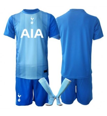 Otroški dresi komplet Tottenham Hotspur Vratar Gostujoči 2025-26 modra