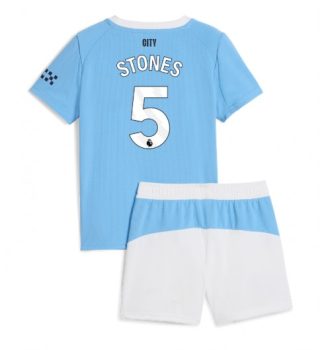 Otroški dresi Kompleti John Stones #5 Manchester City Domači 2025-26