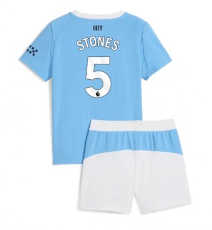 Otroški dresi Kompleti John Stones #5 Manchester City Domači 2025-26