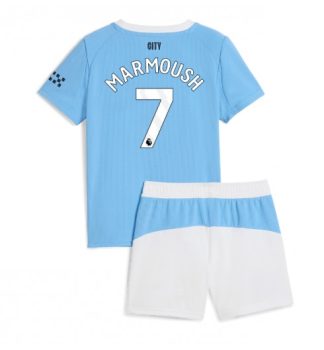 Otroški dresi Kompleti Omar Marmoush #7 Manchester City Domači 2025-26