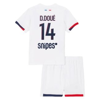 Otroški dresi kompleti Paris Saint-Germain Desire Doue 14 PSG Gostujoči 2025-26