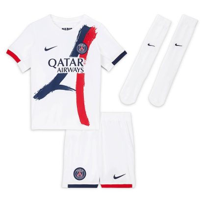 Otroški dresi kompleti Paris Saint-Germain PSG Gostujoči 2025-26