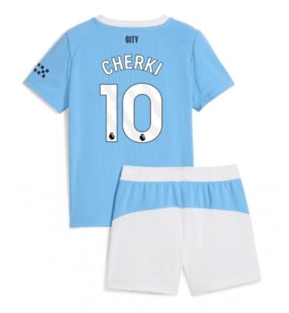 Otroški dresi Kompleti Rayan Cherki #10 Manchester City Domači 2025-26