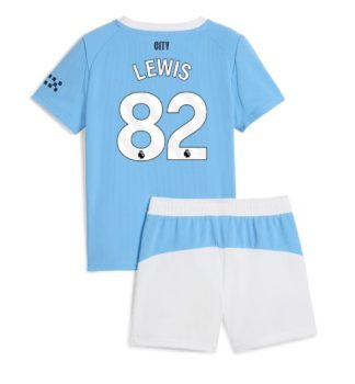Otroški dresi Kompleti Rico Lewis #82 Manchester City Domači 2025-26