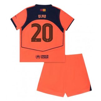 Otroški Nogometni dres kompleti Dani Olmo #20 FC Barcelona Tretji 2025-26