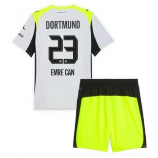 Otroški nogometni dresi BVB Emre Can #23 Borussia Dortmund Gostujoči 2025-26