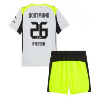 Otroški nogometni dresi BVB Julian Ryerson #26 Borussia Dortmund Gostujoči 2025-26