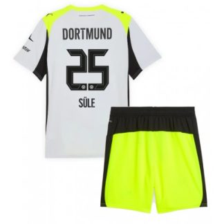 Otroški nogometni dresi BVB Niklas Sule #25 Borussia Dortmund Gostujoči 2025-26