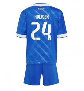 Otroški Nogometni dresi kompleti Dean Huijsen #24 Real Madrid Tretji 2025-26